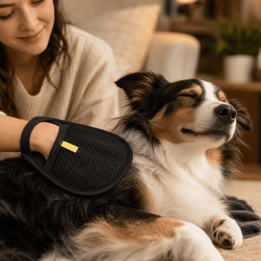 MimoGlove™ — Manopla Quitapelos Reutilizable para Mascotas