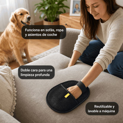 MimoGlove™ — Manopla Quitapelos Reutilizable para Mascotas